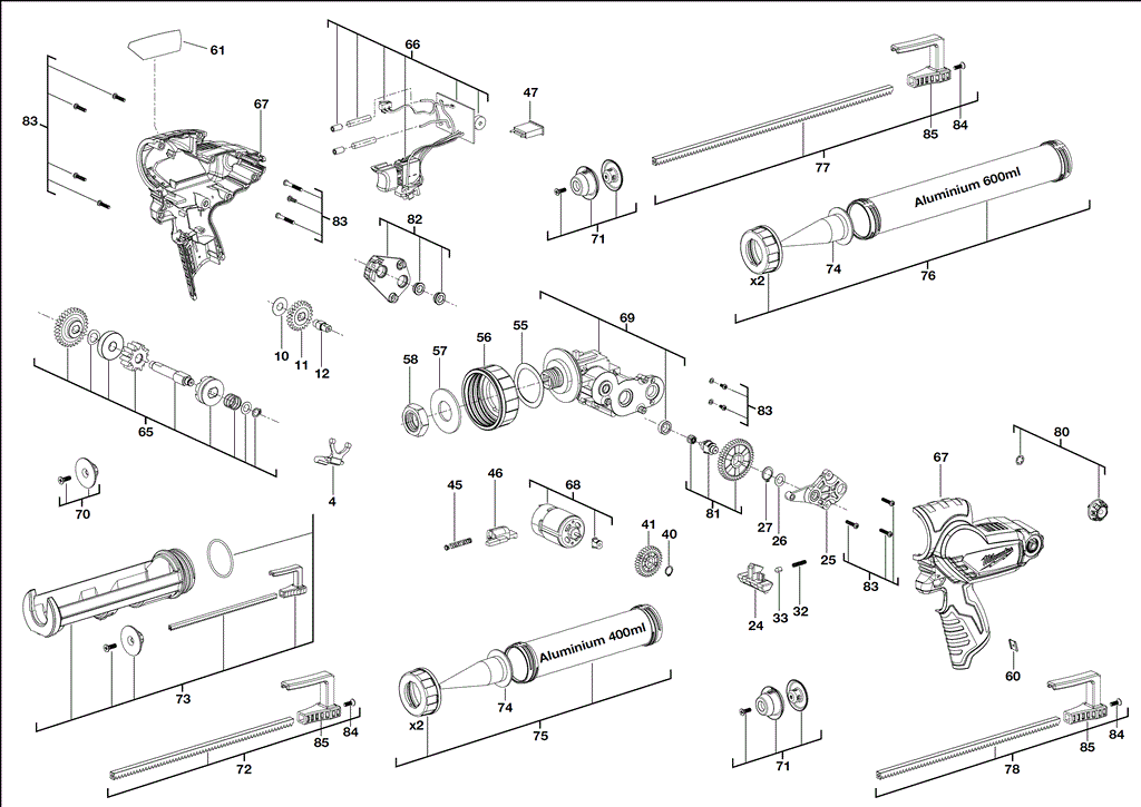 M12PCG spare parts