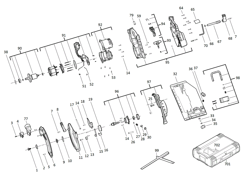 M18BLCS66 spare parts
