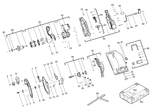 M18BLCS66 spare parts