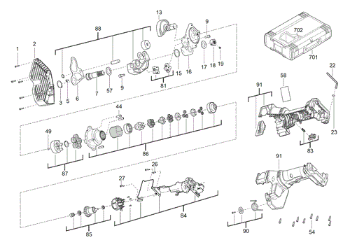 M18BLTRC spare parts