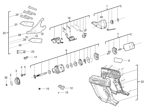 M18BMS20 spare parts