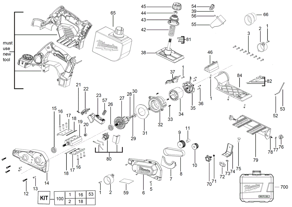 M18BP spare parts
