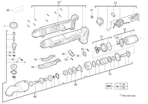 Milwaukee M18BRAIW 18v 3/8