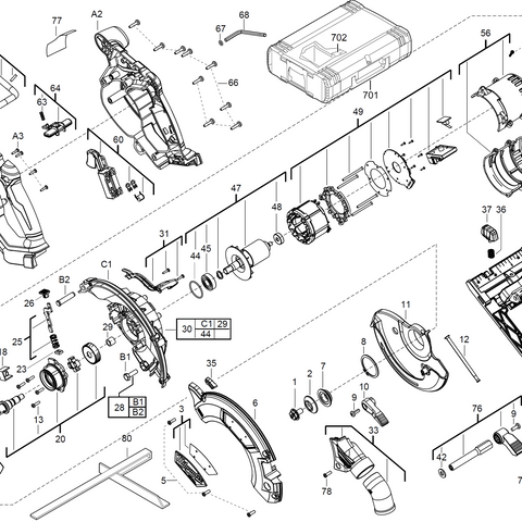 M18CCS55 spare parts