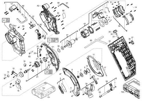 M18CCS66 spare parts