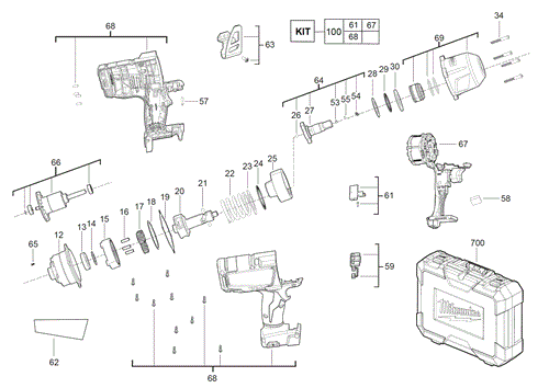 M18CHIWP12 spare parts