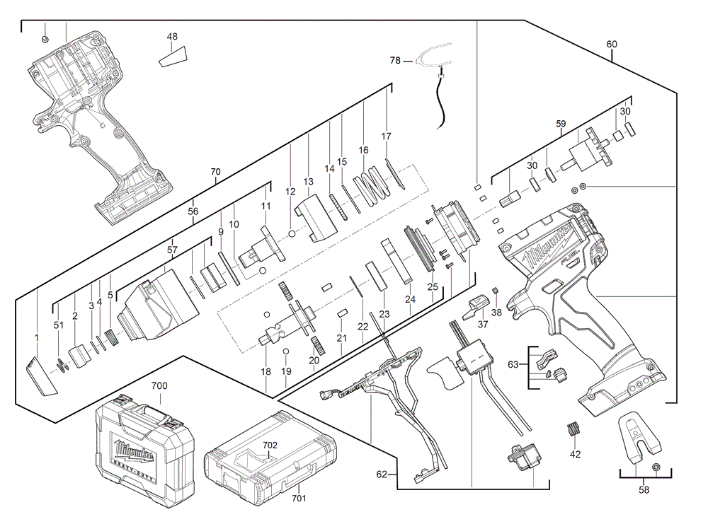 M18CID spare parts