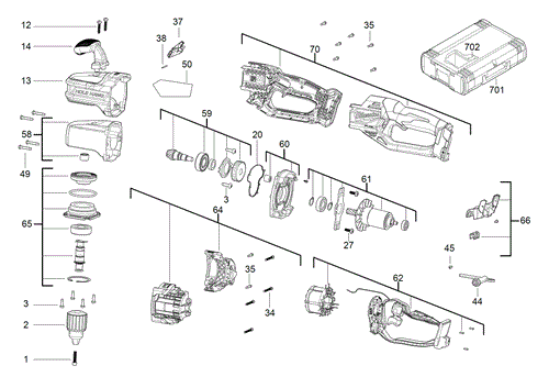 M18CRAD2 spare parts
