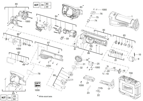 M18CSX spare parts