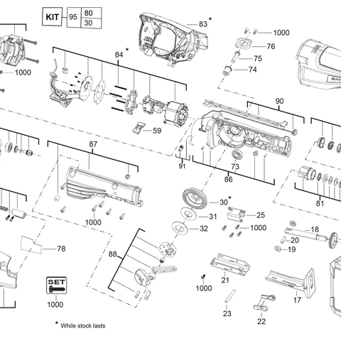 M18CSX spare parts