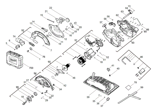 M18FCS66 spare parts
