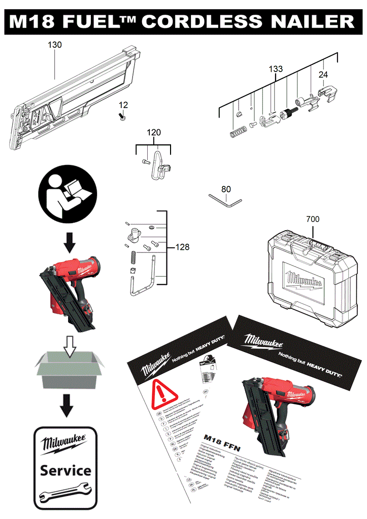 M18FFN spare parts