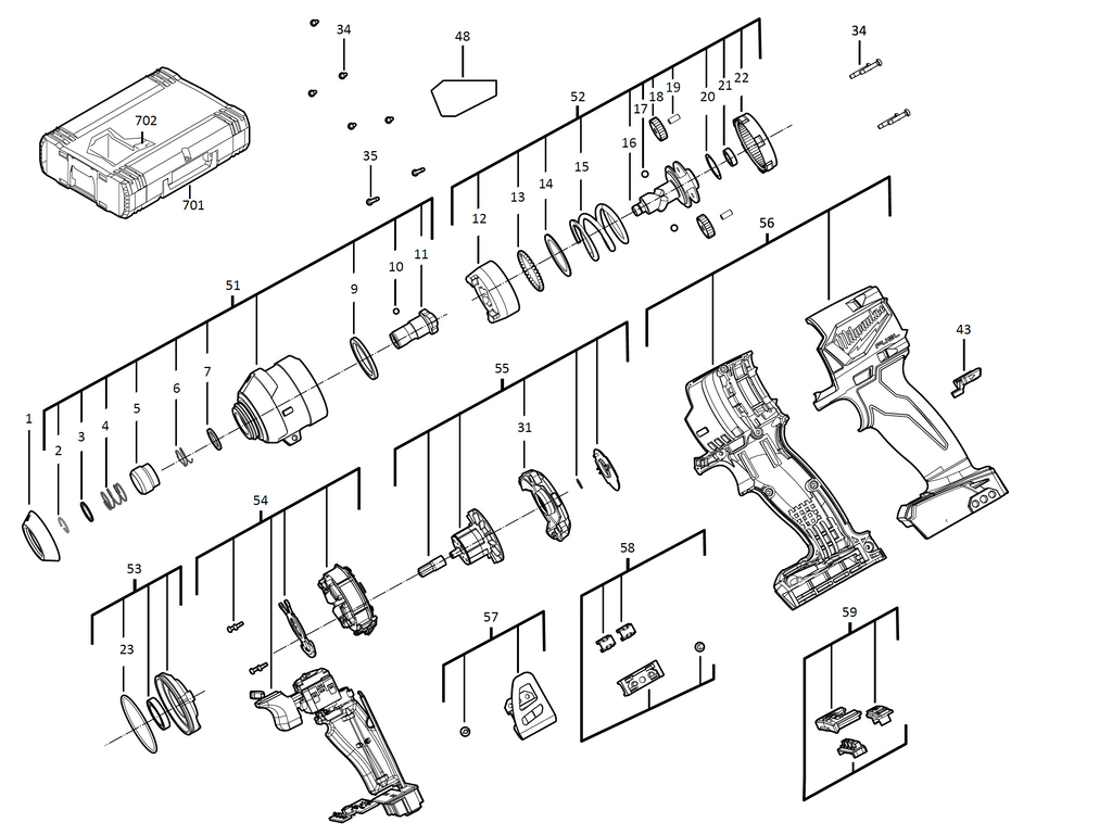 M18FID2 spare parts