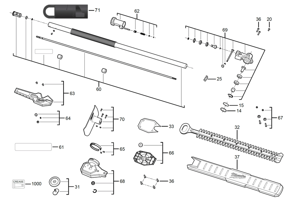 M18FOPH-HTA spare parts