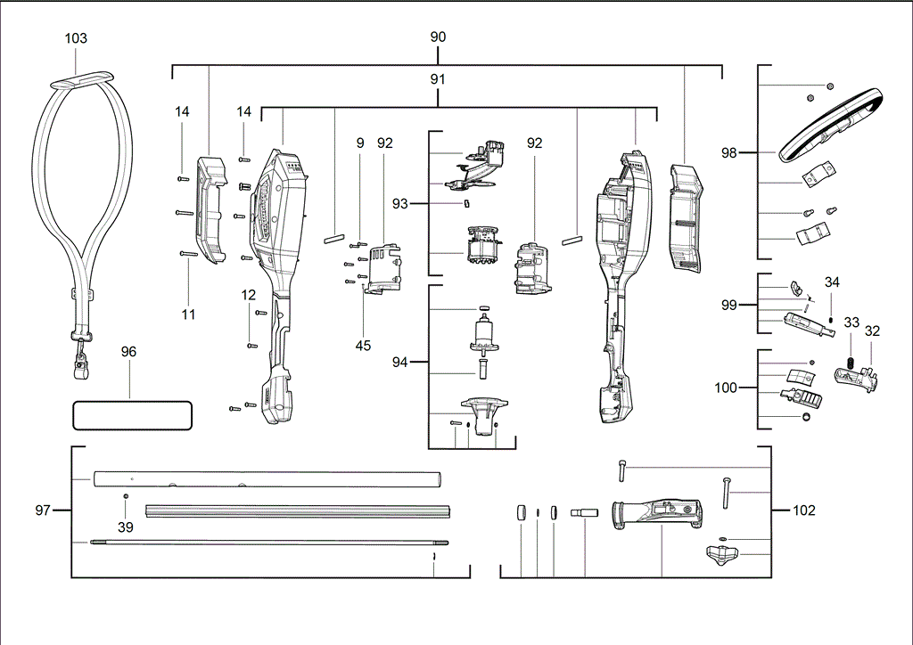 M18FOPH spare parts