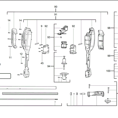 M18FOPH spare parts