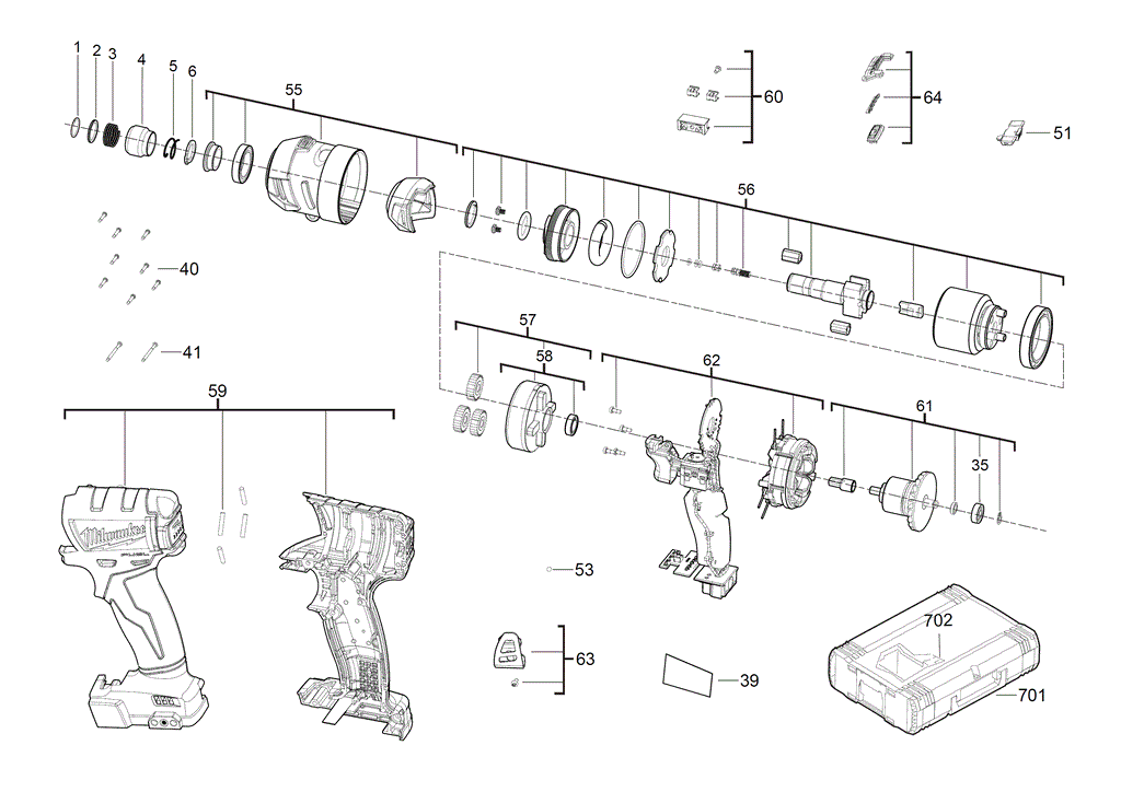 M18FQID spare parts