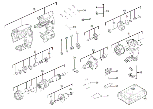 M18FSGC spare parts