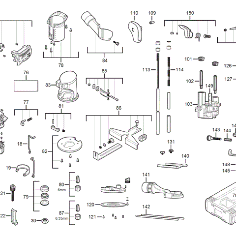 M18FTR spare parts