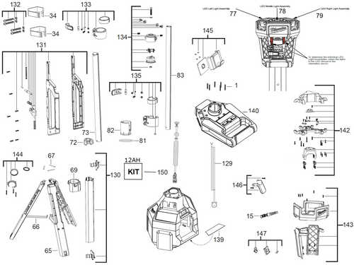 M18HSAL spare parts