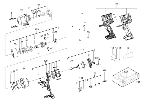 M18ONEFHIWP12 spare parts