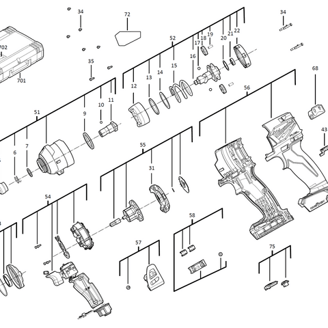 M18ONEID2 spare parts