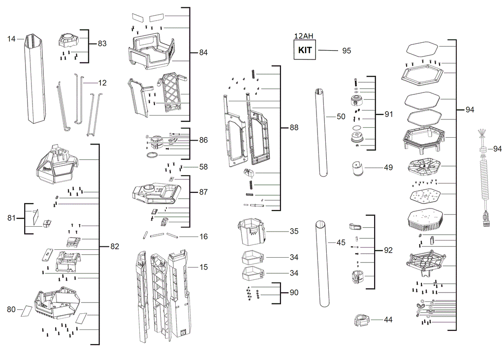 M18SAL spare parts