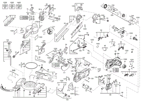 M18SMS216 spare parts