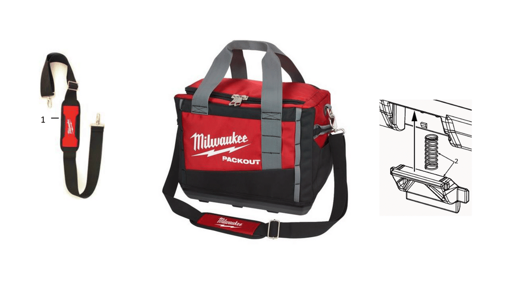 Milwaukee PACKOUT DUFFEL BAG 15IN/38CM spare parts