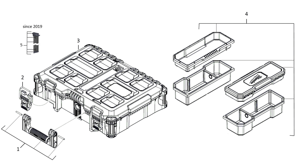 PACKOUT Top Box spare parts