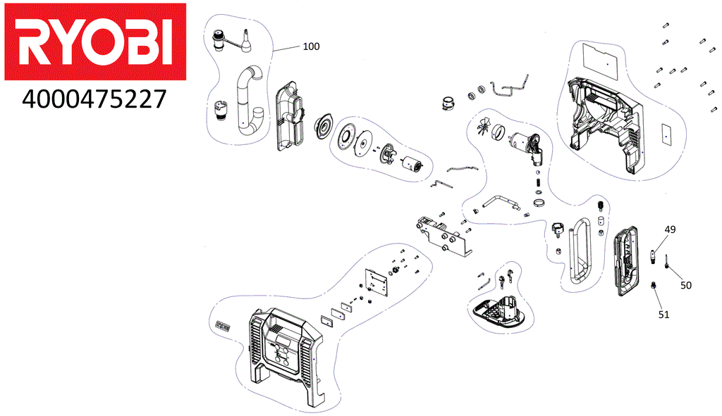 Ryobi 18v chainsaw parts best sale