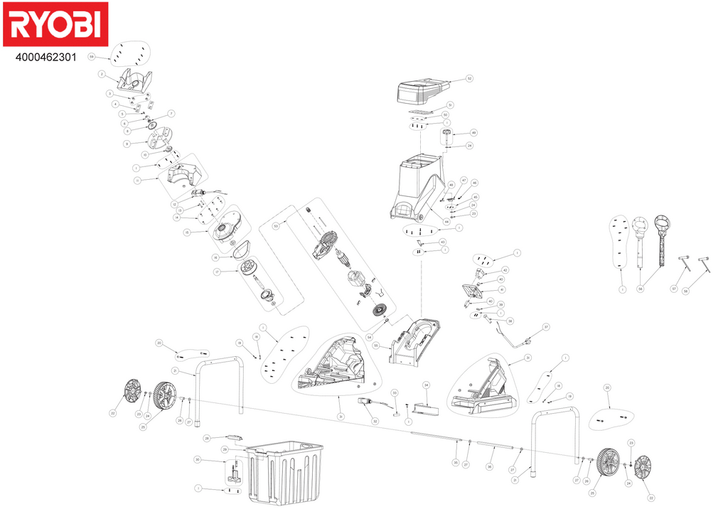 Ryobi Rlt254cdso Exploded View RSH2545B – C.J. Sinclair