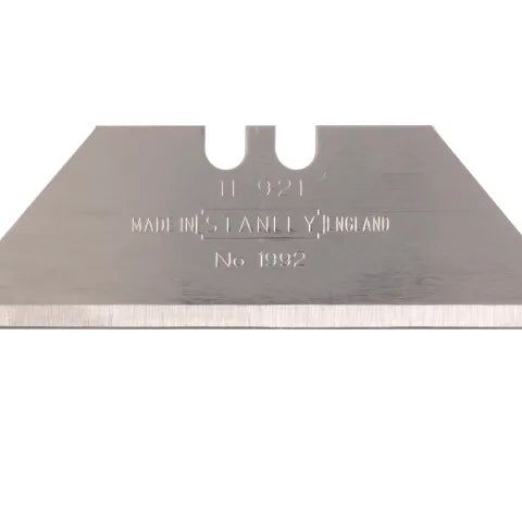 Stanley 1992B heavy-duty replacement knife blades, 10-pack, suitable for standard Stanley knives.