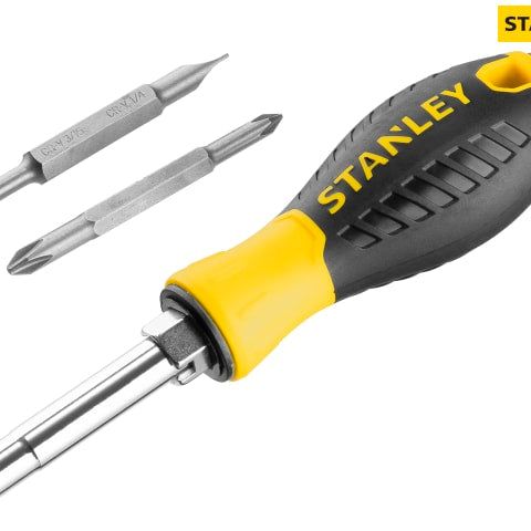 STA068012 Stanley 6-Way Screwdriver Carded