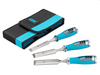 OX OX-P371203  Pro 3 pc Wood Chisel Set in Velcro Case - 13mm, 19mm & 25mm