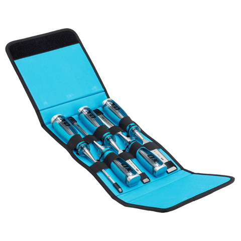 OX-P371005 Pro 5 Piece Wood Chisel Set in Velcro Case