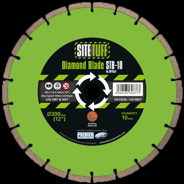 SITE TUFF STB-10  Diamond Blade for Building Materials 115mm / 230mm / 300mm