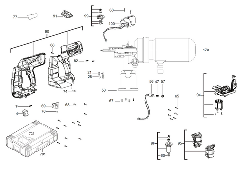 M18CN18GS spare parts