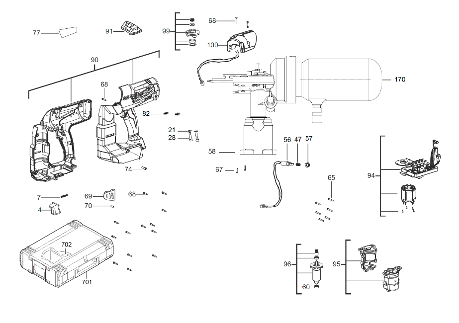 M18CN15GA spare parts