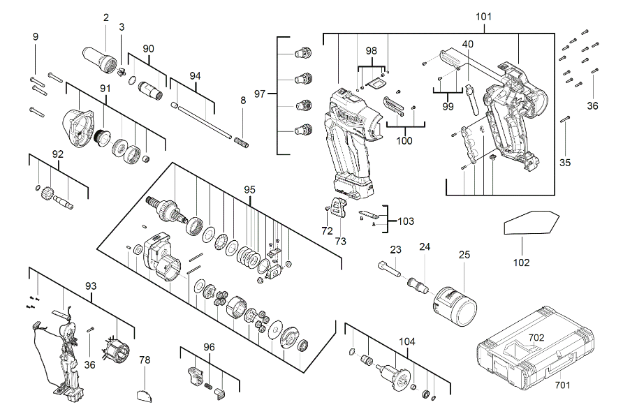 M18ONEFPRT spare parts – C.J. Sinclair