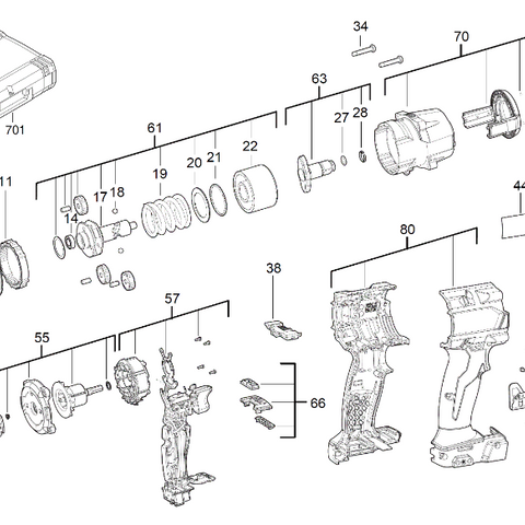 M18FMTIW2F12 spare parts