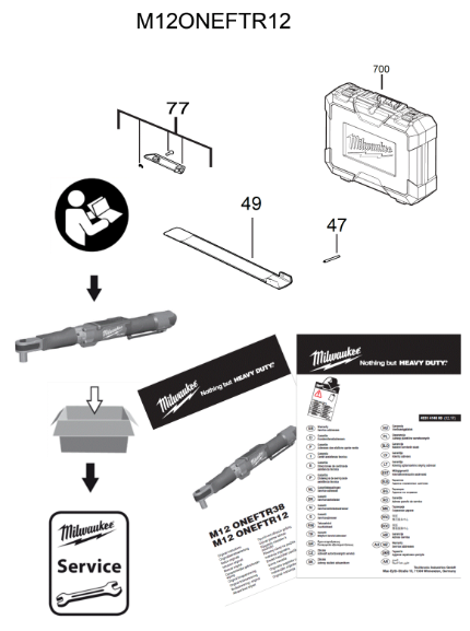 M12ONEFTR12 spare parts