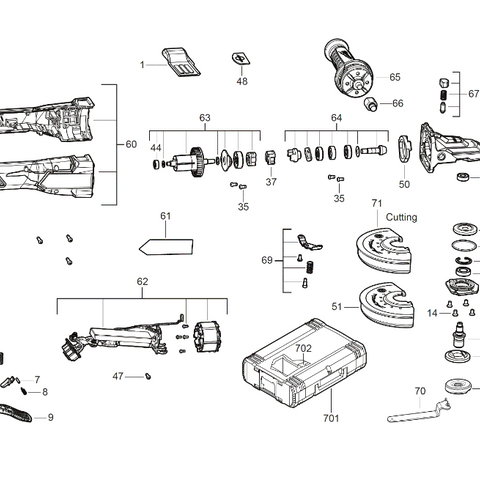 M18FSAGF125XPDB spare parts