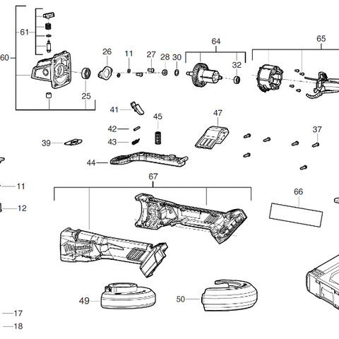 M18FSAGV115XPDB spare parts