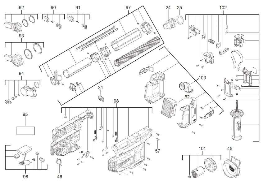 M12UDEL spare parts