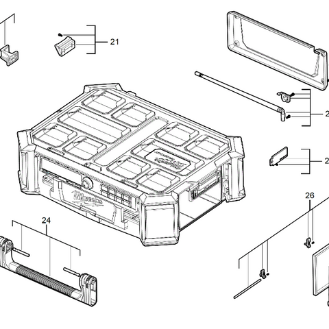 M18PRCDAB spare parts