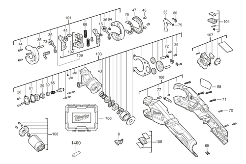 M12PCSS stainless steel pipe cutter spare parts