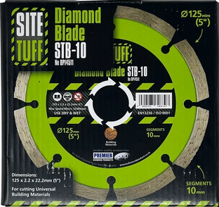 Site tuff diamond blade 125mm dp14511