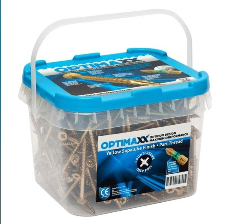 OPTIMAXX 480350 6.0 x 100 200PC SCREW TUB C288-855