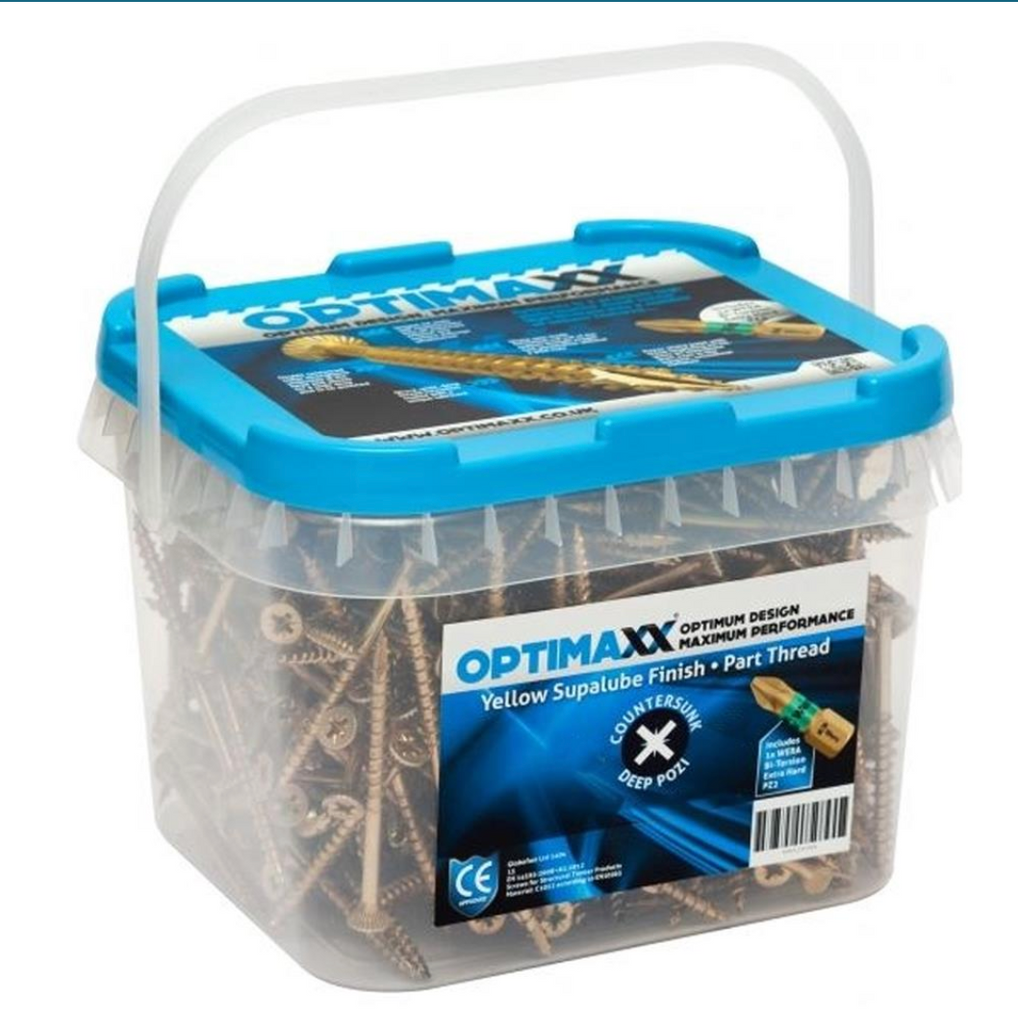 OPTIMAXX C288-825 5.0 x 60 500PC SCREW TUB